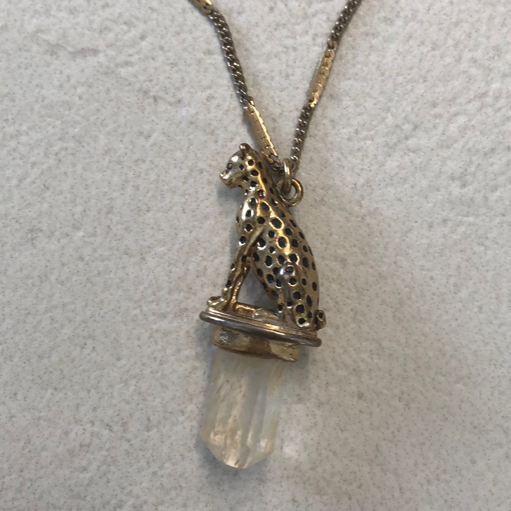 Madewell Cheetah necklace